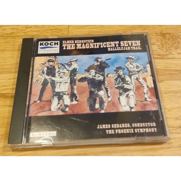 The Magnificent Seven Elmer Bernstein-cd In Jewel Case 1994 - Picture 1 of 3